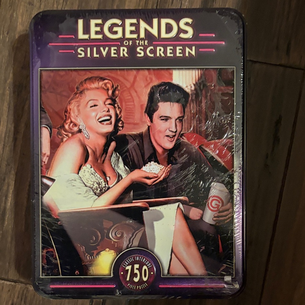 Legends of the Silver Screen Tin Sign